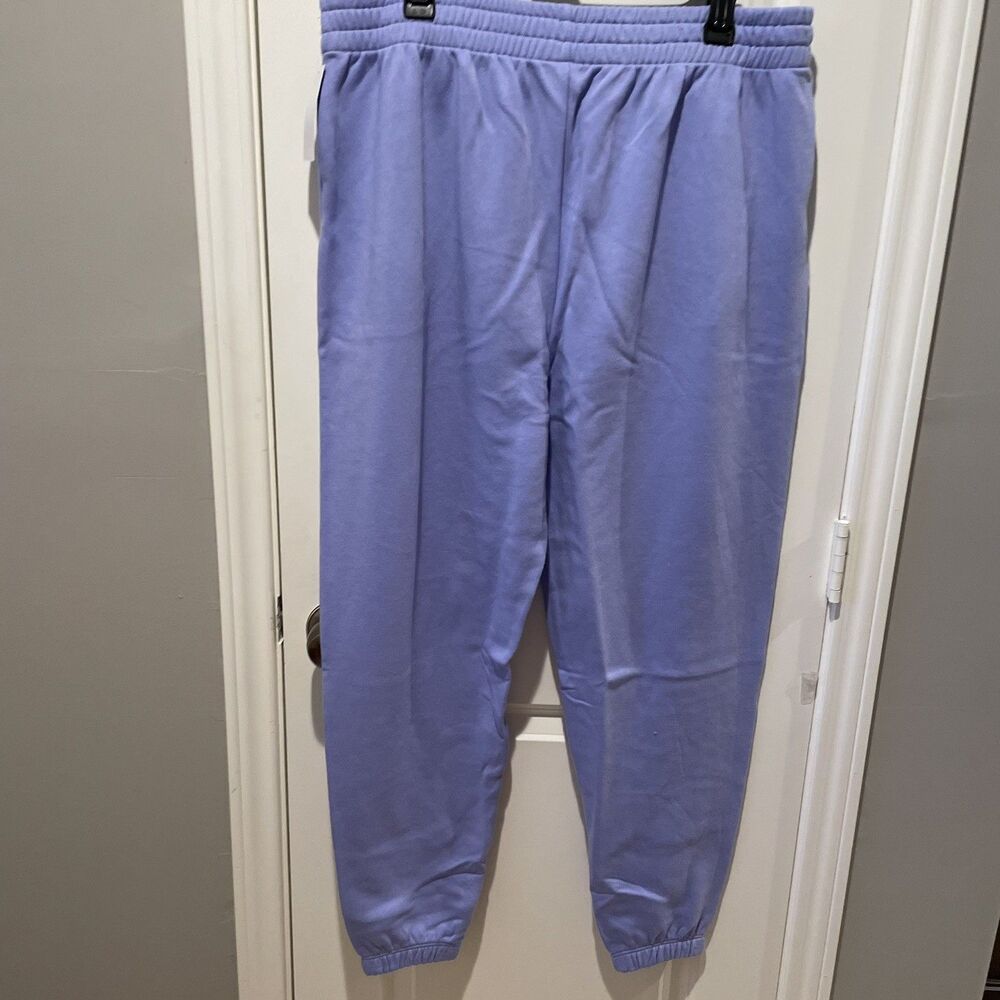 Terra & Sky women’s Plus size Fleece Sweatpants Lavender Purple Size 2X NEW